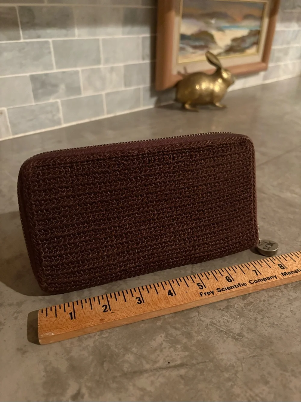 The Sak Crochet zippered wallet